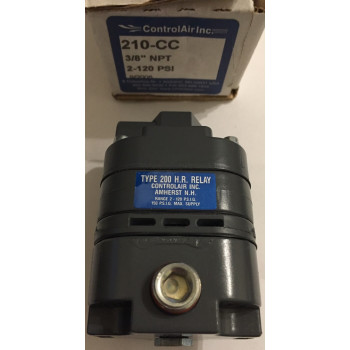 ControlAir Inc. 210-CC 3/8" NPT 2-120PSI Type 200 High Relief Regulator Relay